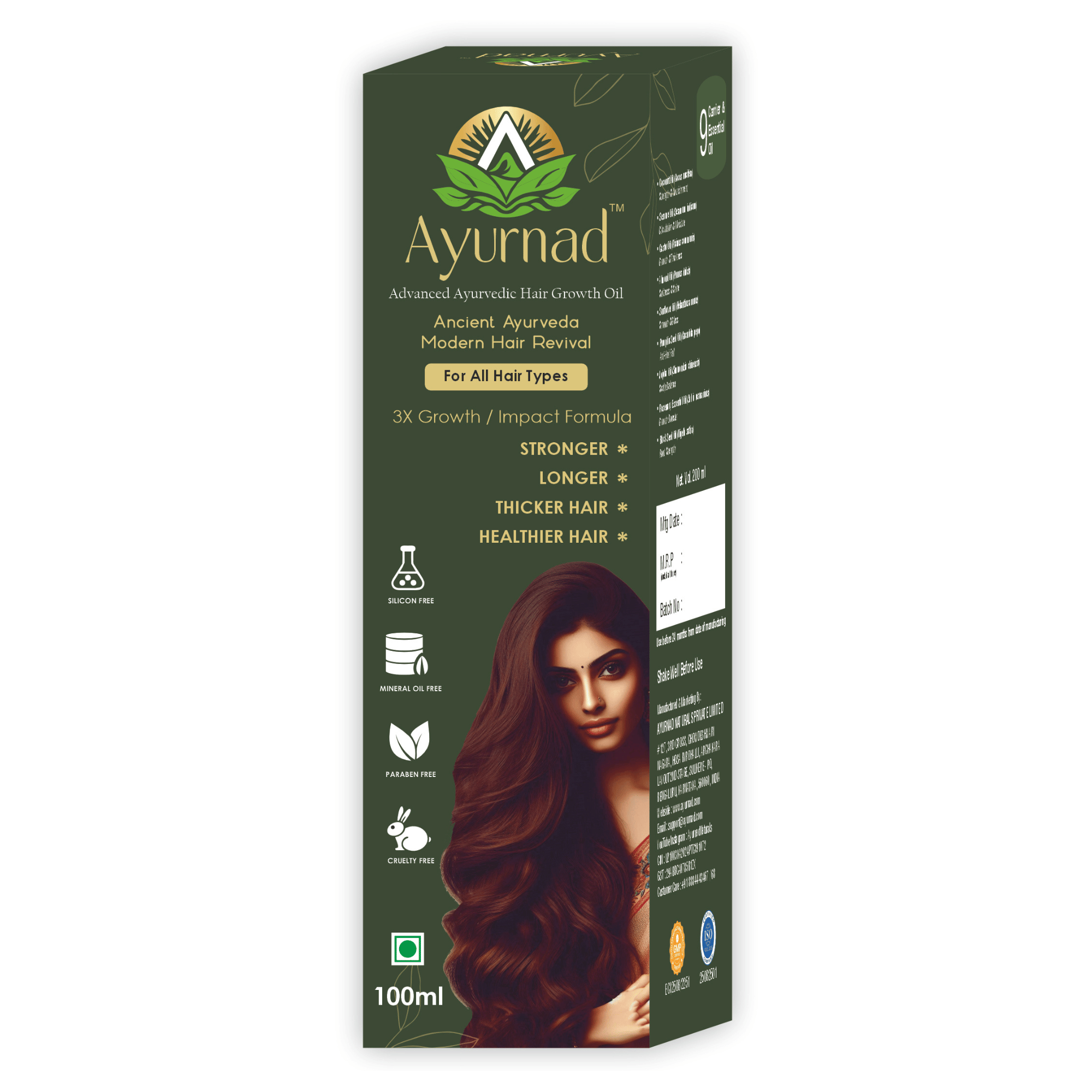 AYURNAD™ – Advanced Ayurvedic Hair Growth Oil