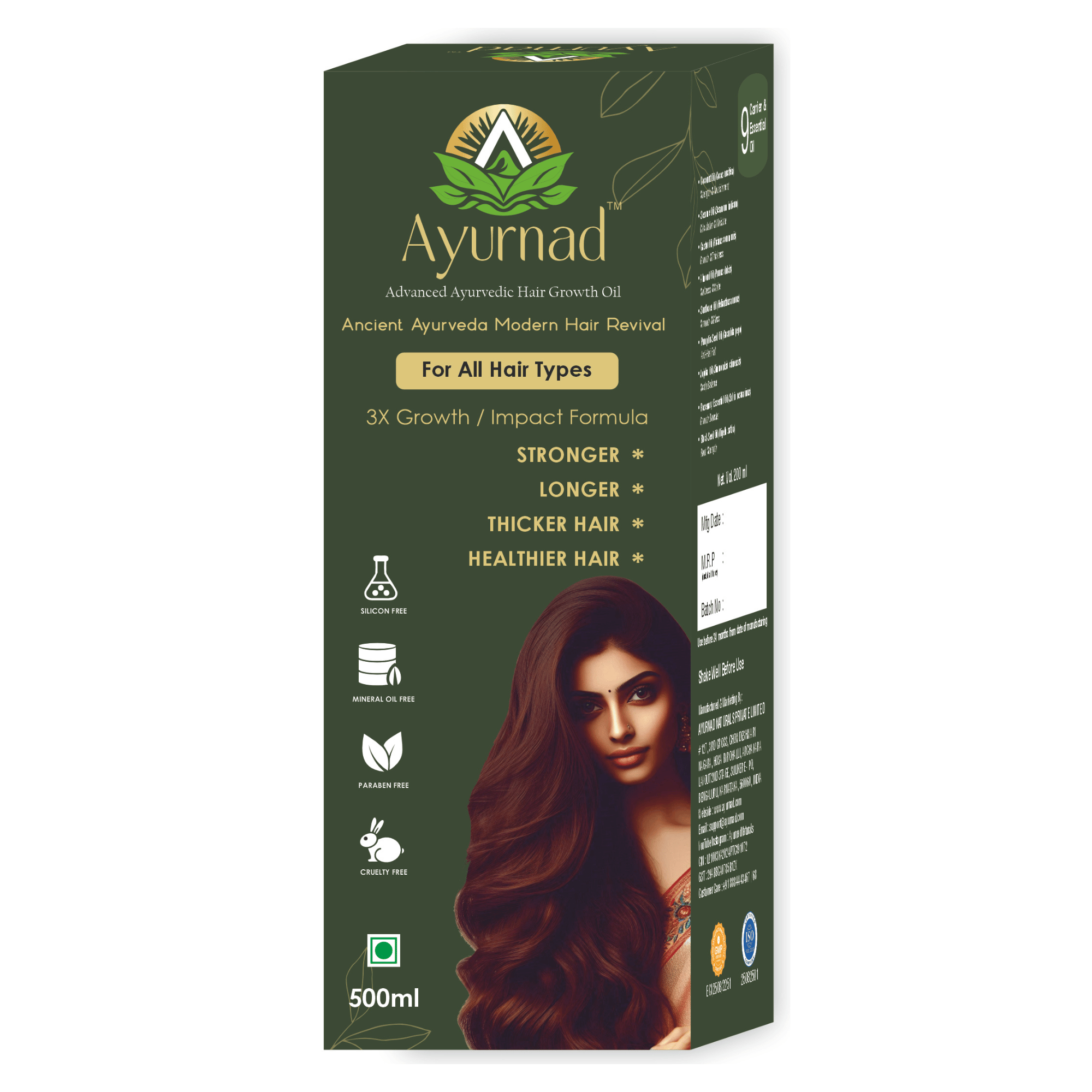 AYURNAD™ – Advanced Ayurvedic Hair Growth Oil