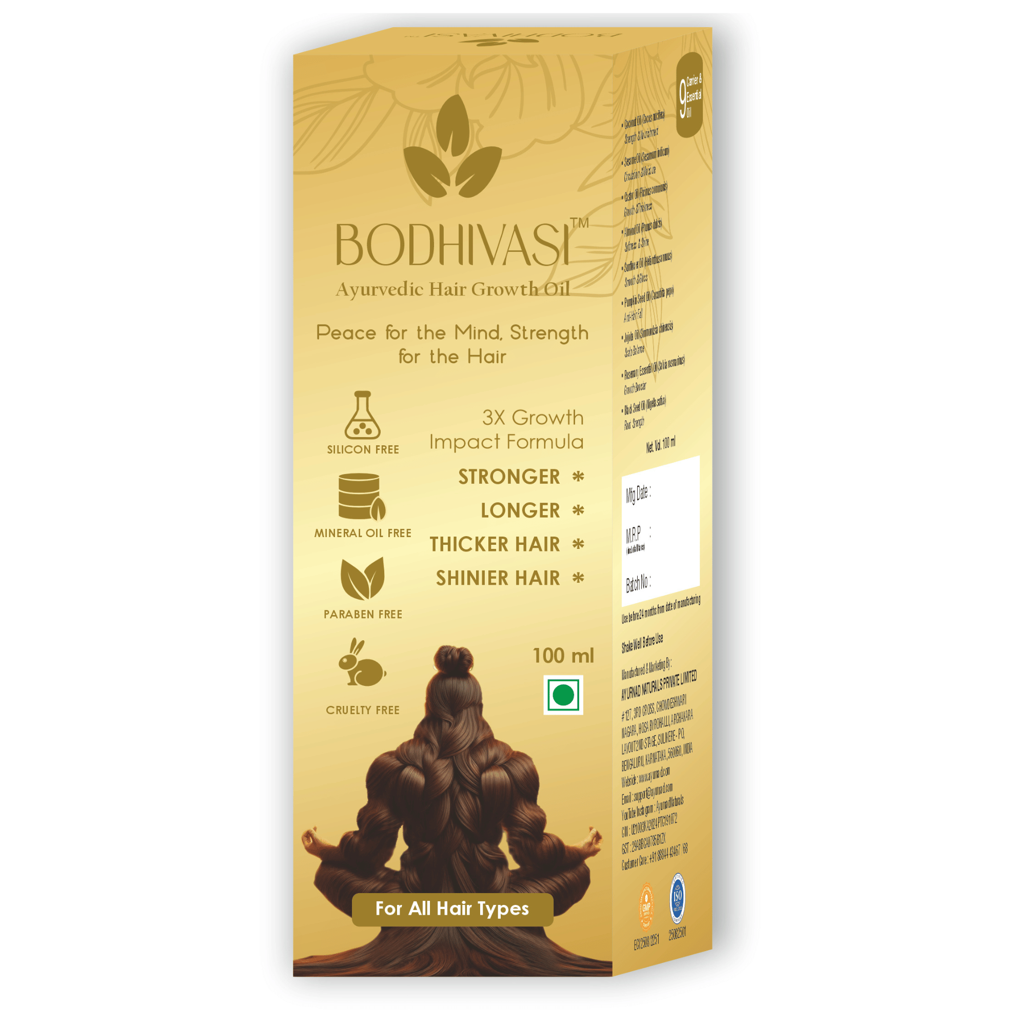 BODHIVASI™ – Ayurvedic Hair Growth Oil