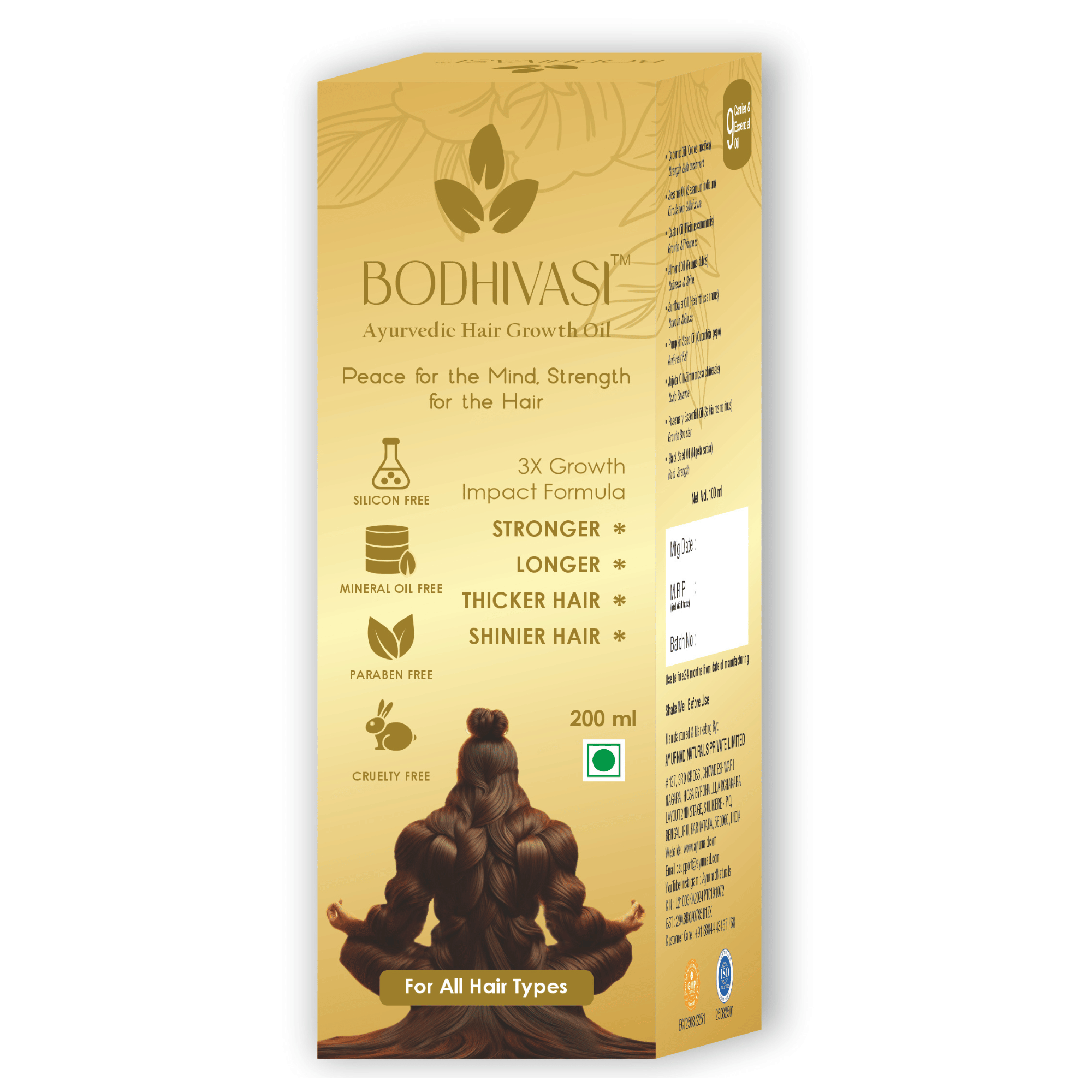 BODHIVASI™ – Ayurvedic Hair Growth Oil