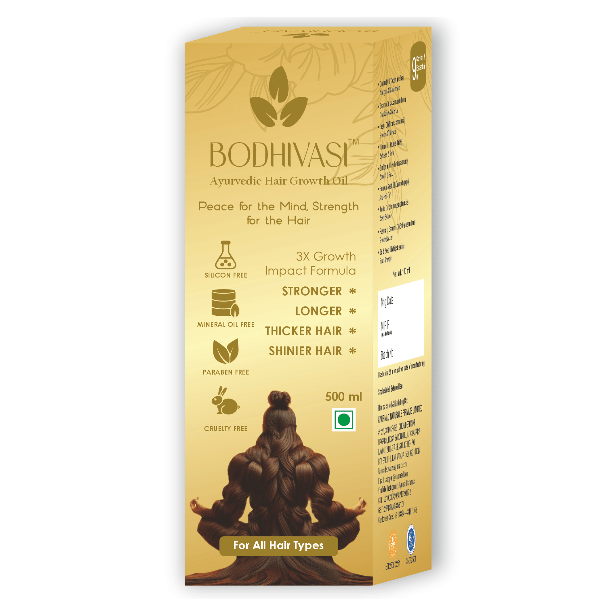 BODHIVASI™ – Ayurvedic Hair Growth Oil