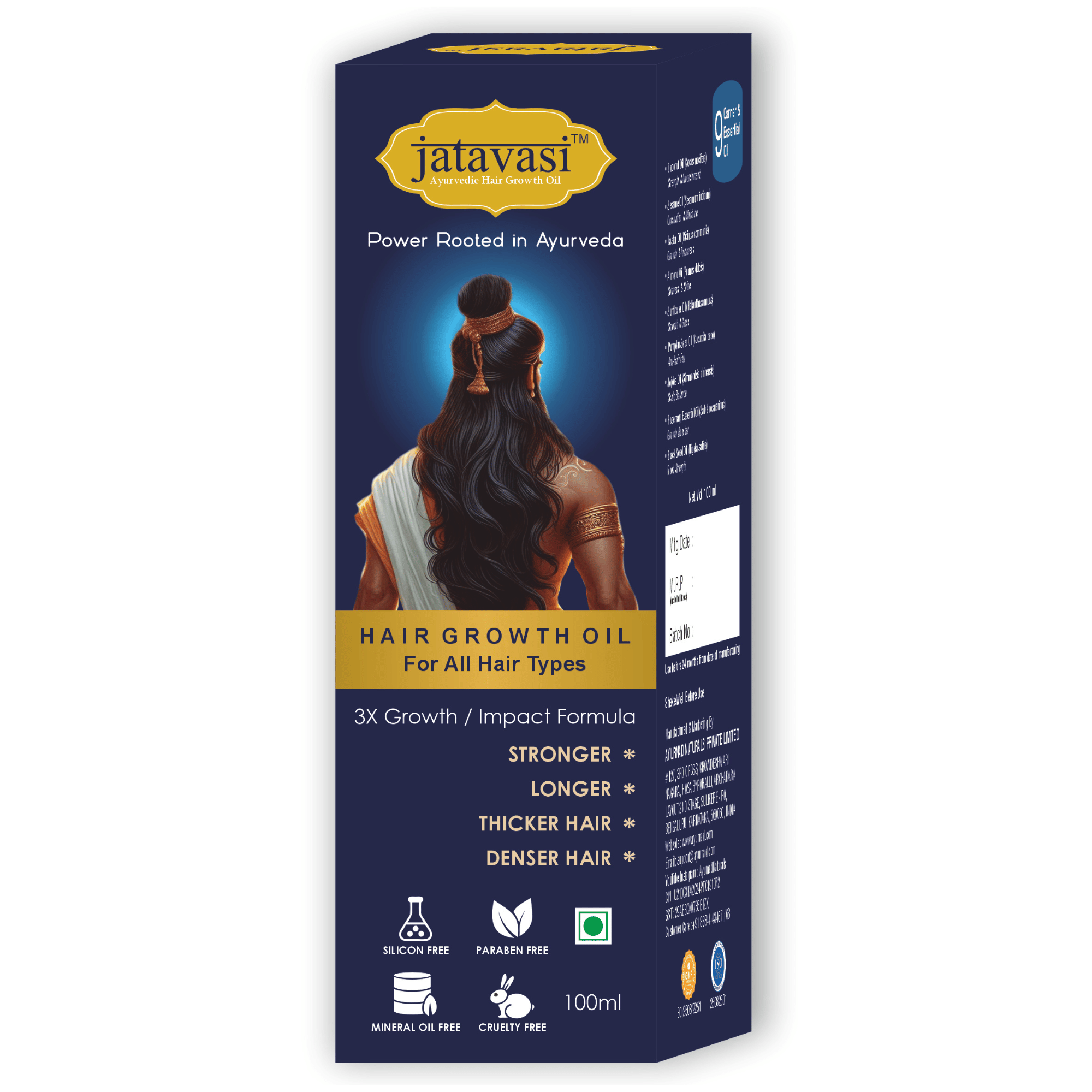 JATAVASI™ – Ayurvedic Hair Growth Oil