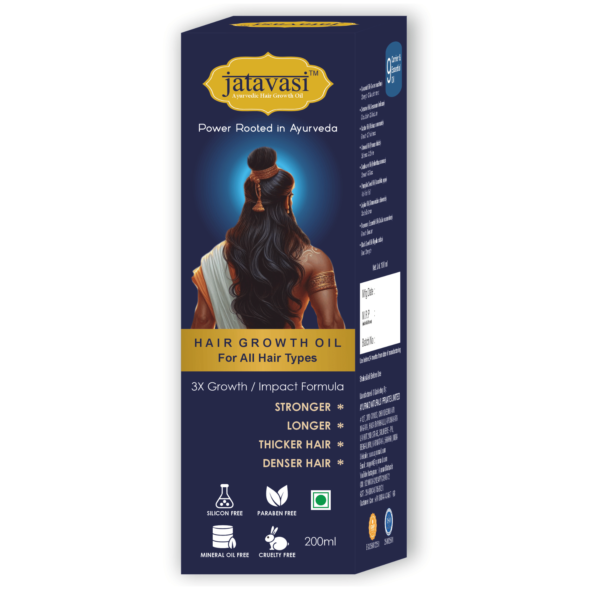 JATAVASI™ – Ayurvedic Hair Growth Oil